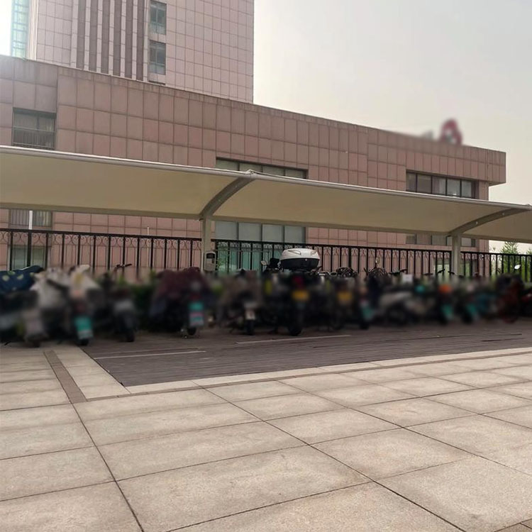 贡嘎县膜结构电动车棚